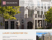 Tablet Screenshot of highgrovestamford.com